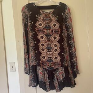 Free People Multicolor Patterned Fabric